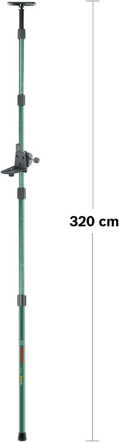 Bosch Teleskopstange TP 320 (regulierbare Höhe 106-320 cm für schnelle und flexible Positionierung v