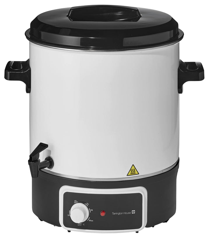 Weihnachtsmarkt Gastro Einkochautomat für Einkochen und Heissgetränke mit Zapfhahn, 25 Liter, 1800 W