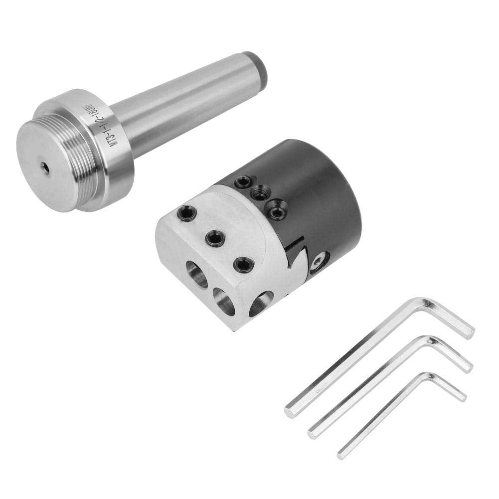 MT3-M12 Halter, Bohrkopf-Sechskantschlüssel Hartstahl MT3-M12 Spannzangenfutter Fräswellenadapter +