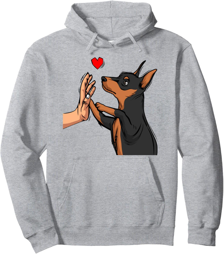 Zwergpinscher Liebe Miniature Pinscher Hundehalterin Pullover Hoodie