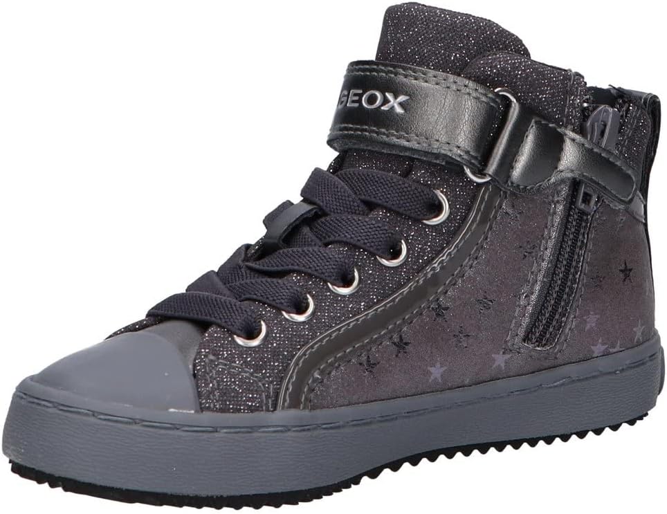 Geox Mädchen J Kalispera Girl I Sneakers 33 EU Grau, 33 EU Grau