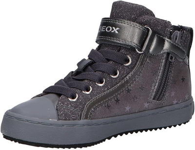 Geox Mädchen J Kalispera Girl I Sneakers 33 EU Grau, 33 EU Grau