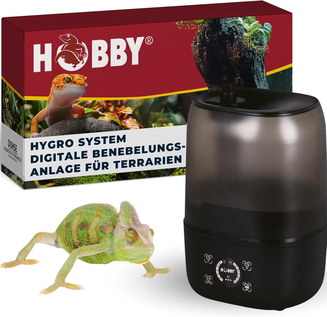Hobby 37249 Hygro System - Digitale Benebelungsanlage für Terrarien, Single