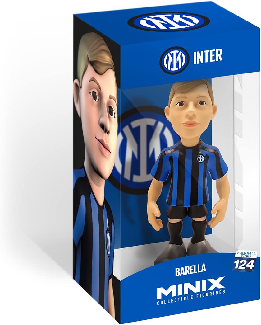 MINIX - Inter de Mailand – Nicolo Barella 23 – #124 – Sammelfigur, 12 cm