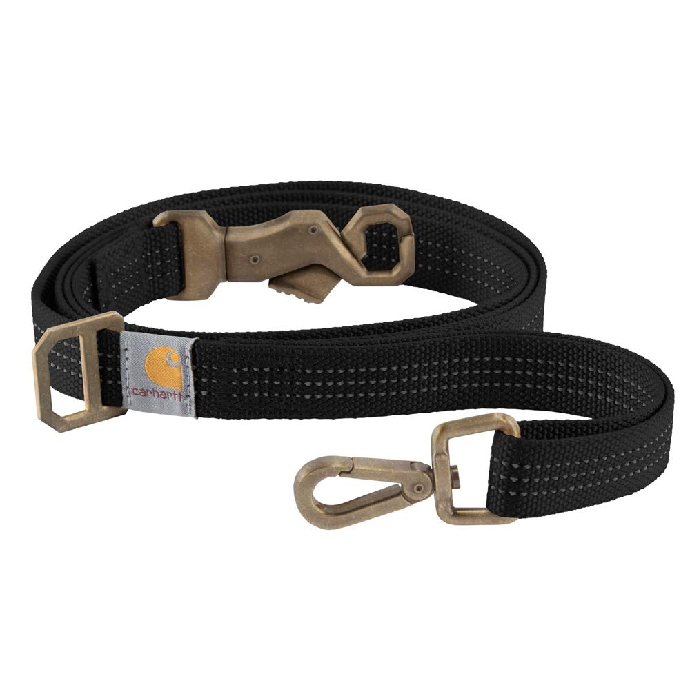 Carhartt Hundeleine, strapazierfähiges Nylongewebe, Schwarz, GröÃŸe S Schwarz (Nylongewebe) Small, S
