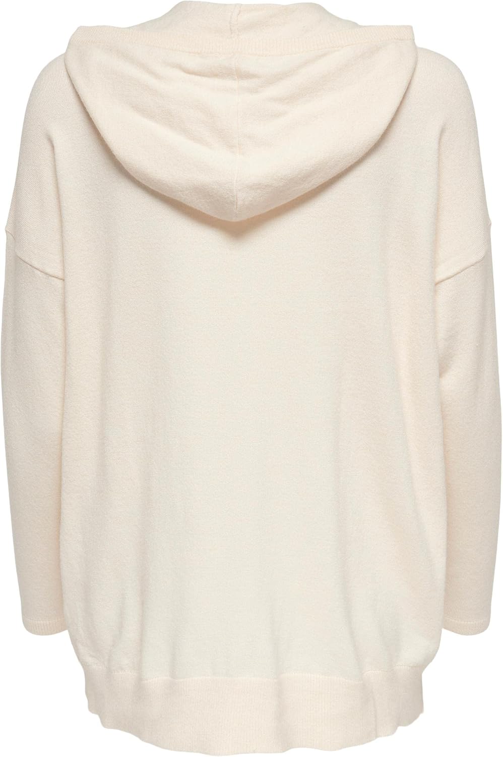 ONLY Damen Onllely L/S Loose Hood KNT Pullover XS Whitecap Gray/Detail:melange, XS Whitecap Gray/Det