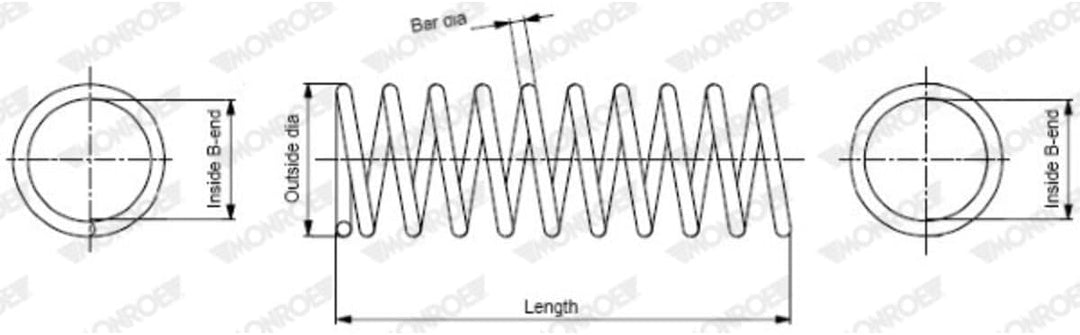 Monroe SP3650 Oespectrum Spiralfeder