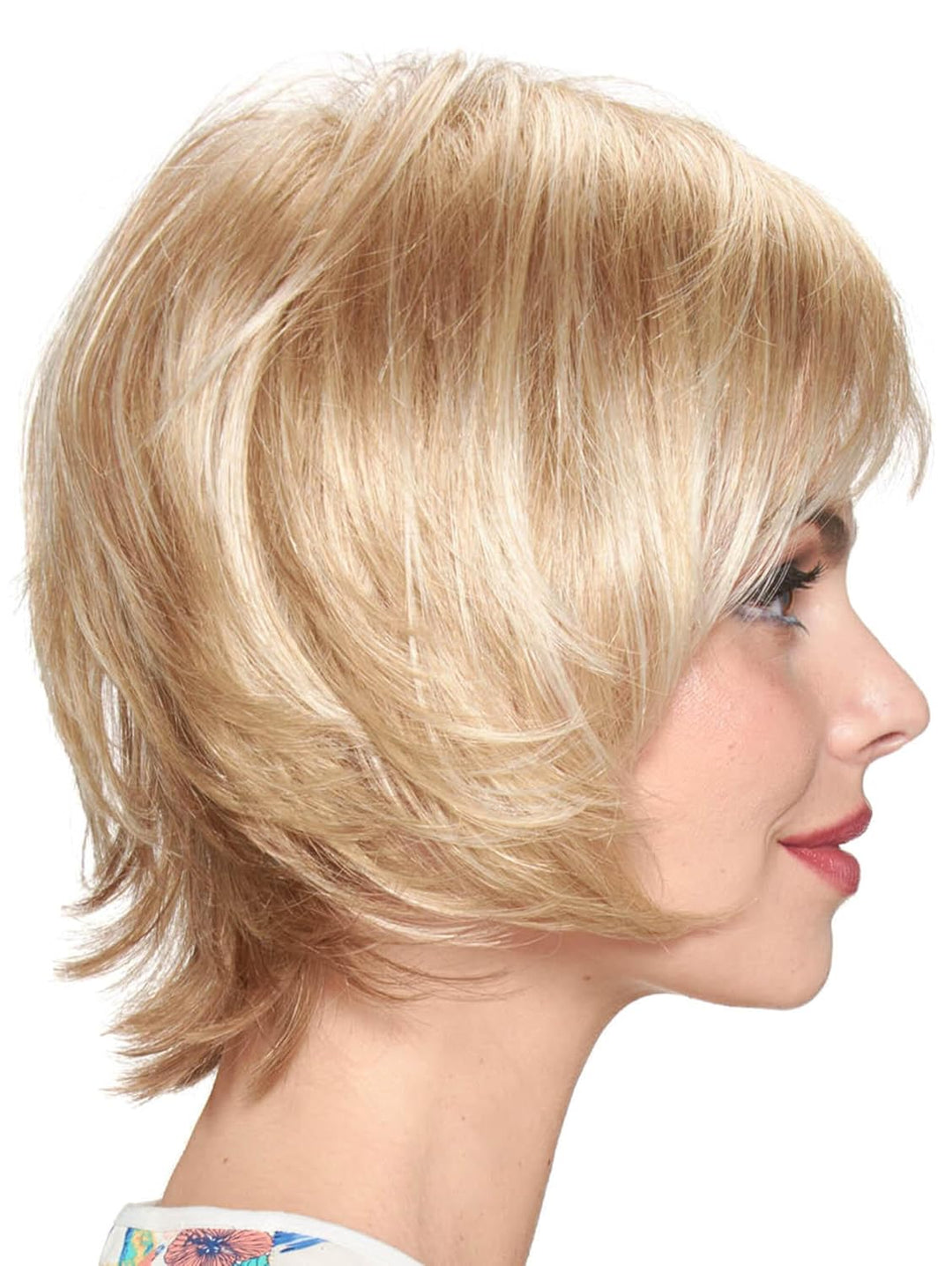 trendhair Perücke Maren aus hochwertigem Kunsthaar, wirkt wie Echthaar, in Hellblond/Sandblond, Nack