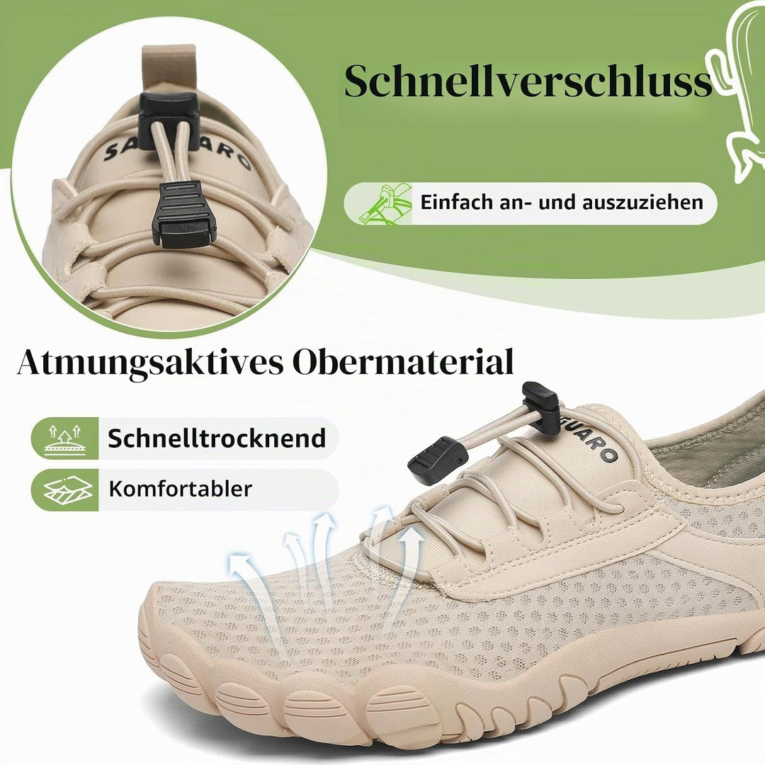 SAGUARO Badeschuhe Damen Aquaschuhe Herren Slip On Atmungsaktiv Schnelltrocknend Wasserschuhe Outdoo