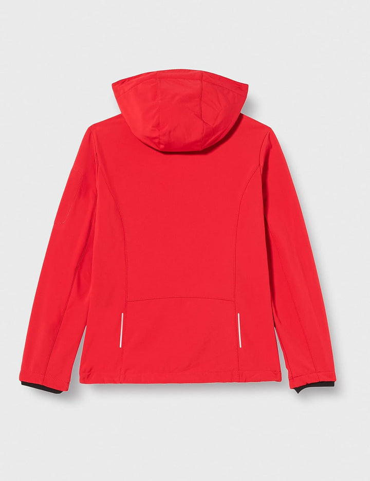 CMP Damen Windproof And Waterproof Softshell Jacket Wp 7.000 Jacke 36 Ferrari-Schwarz, 36 Ferrari-Sc
