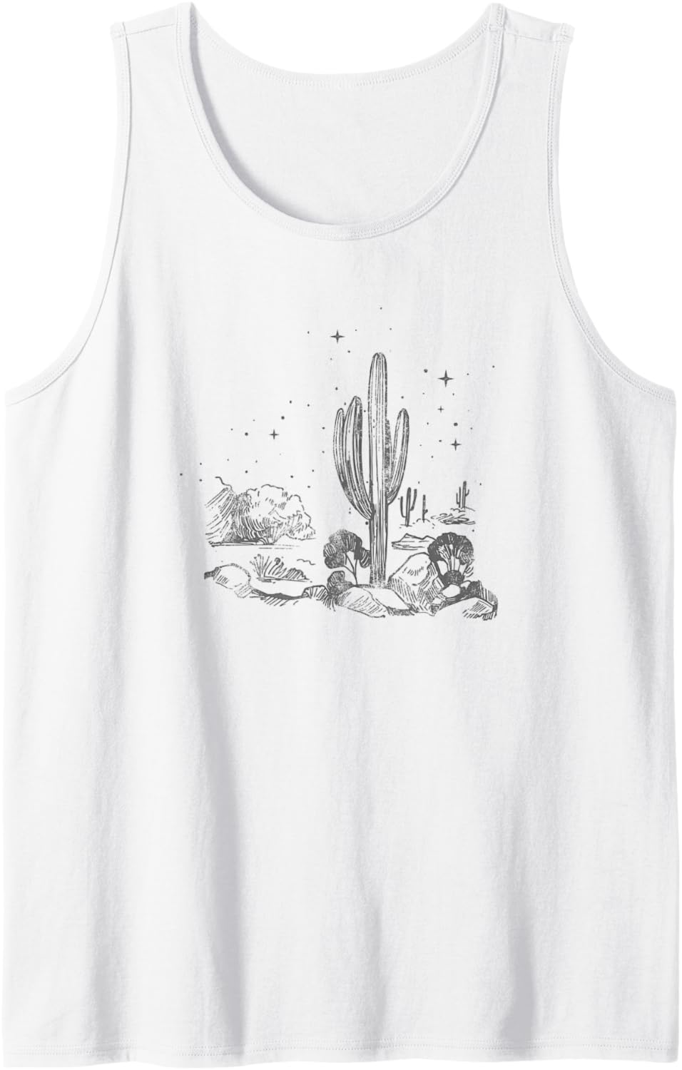 Trendy Desert Stars Wander The West Desert Night Scene Tank Top