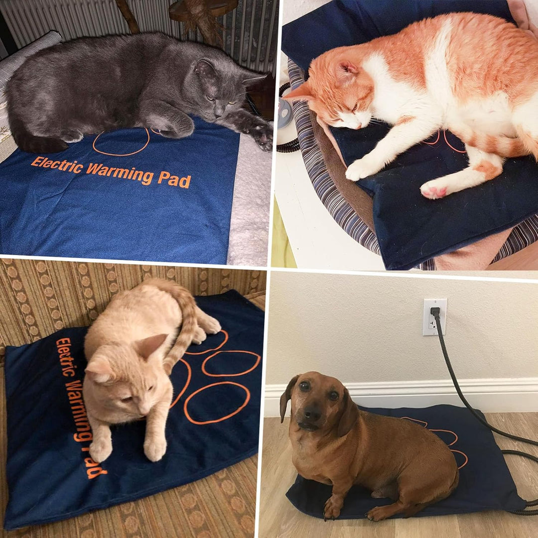 Enjoying Haustier-Heizkissen für den Innenbereich, 60 x 45 cm Katzendecke, 7 Stufen Einstellbare Tem