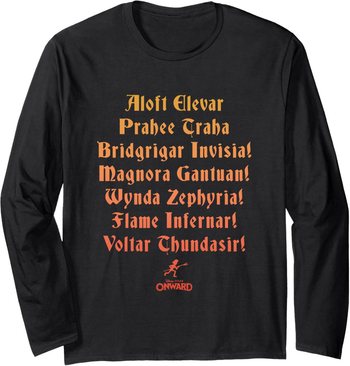 Disney and Pixar's Onward Magic Spells Langarmshirt