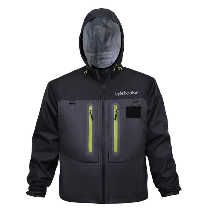 Kylebooker Fliegenfischen Waten Jacke Outdoor-Aktivitäten wasserdicht Wader Jacken für Männer und Fr