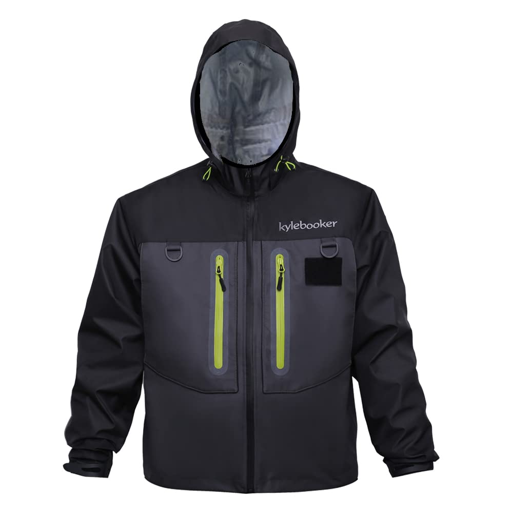 Kylebooker Fliegenfischen Waten Jacke Outdoor-Aktivitäten wasserdicht Wader Jacken für Männer und Fr