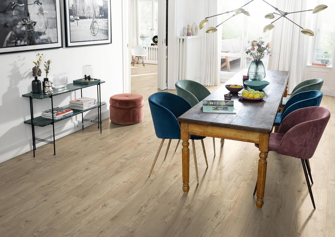 EGGER NatureSense Aqua Laminat EL2855 Olchon Eiche sandbeige 1292x193x8mm (1,995m²) 1,995m² | Lamina