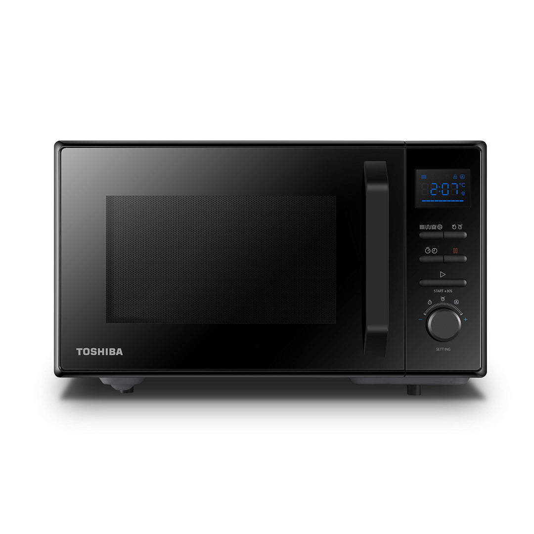 Toshiba Freistehend MW2-AC25TF(BK) 4-in-1 Mikrowelle mit Heissluft & Grill & Kombi Funktion / 25L /