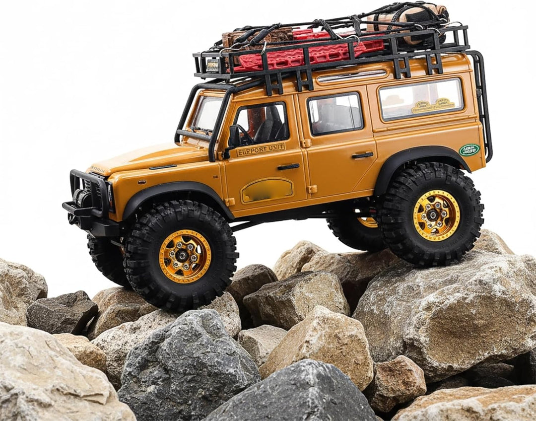 RC Crawler Car Dachdekoration 10-in-1 Tankaufbewahrungsbox, Gepäcknetz, Schaufel, Für Traxxas Desert