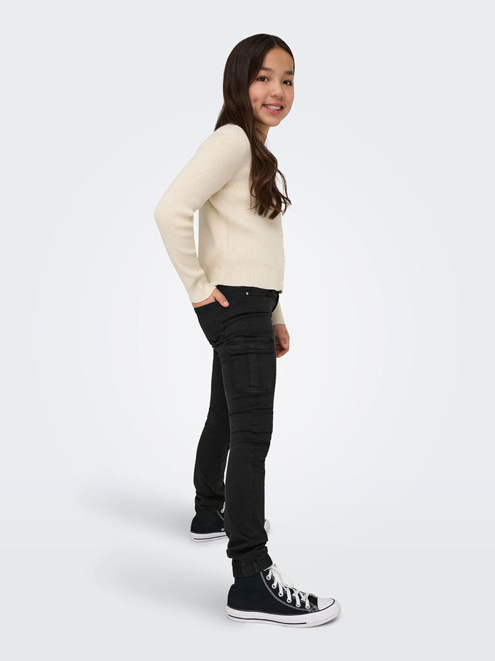 ONLY Girl Cargo-Hose Cargo Hose 116 Black 1, 116 Black 1