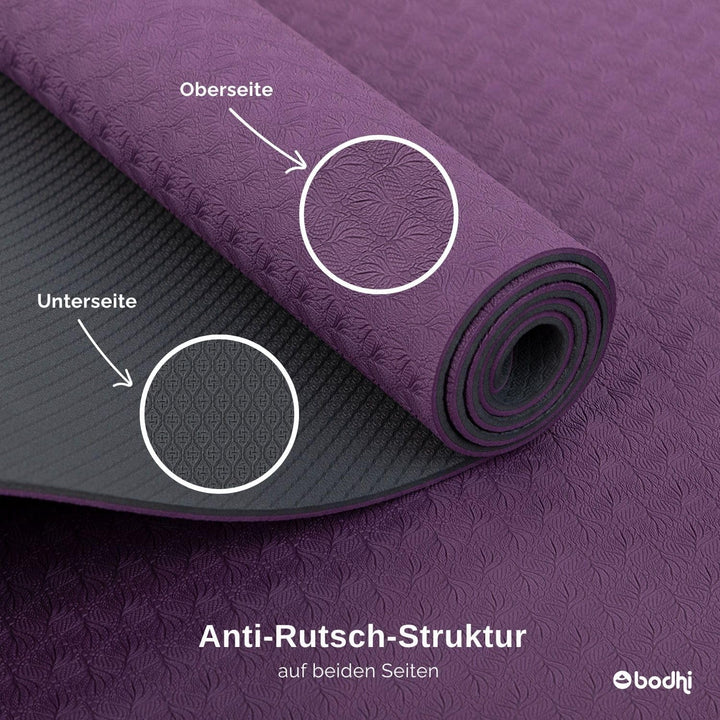 Bodhi Yoga Starter-Set Komplett | rutschfeste Yogamatte aus TPE inkl. 2 Yogablöcken aus Eva (Moosgum
