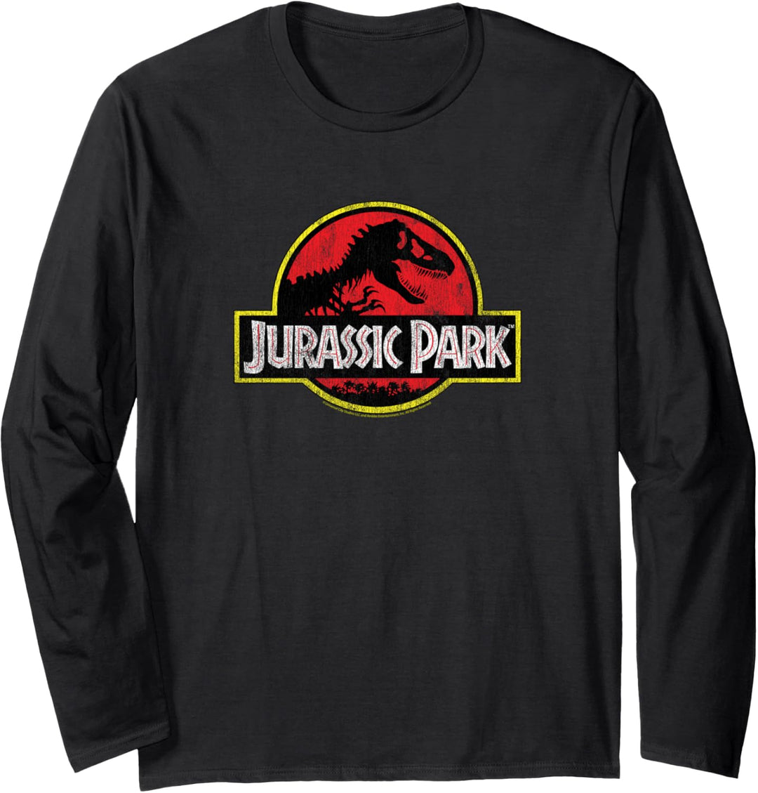 Jurassic Park Classic Logo Langarmshirt