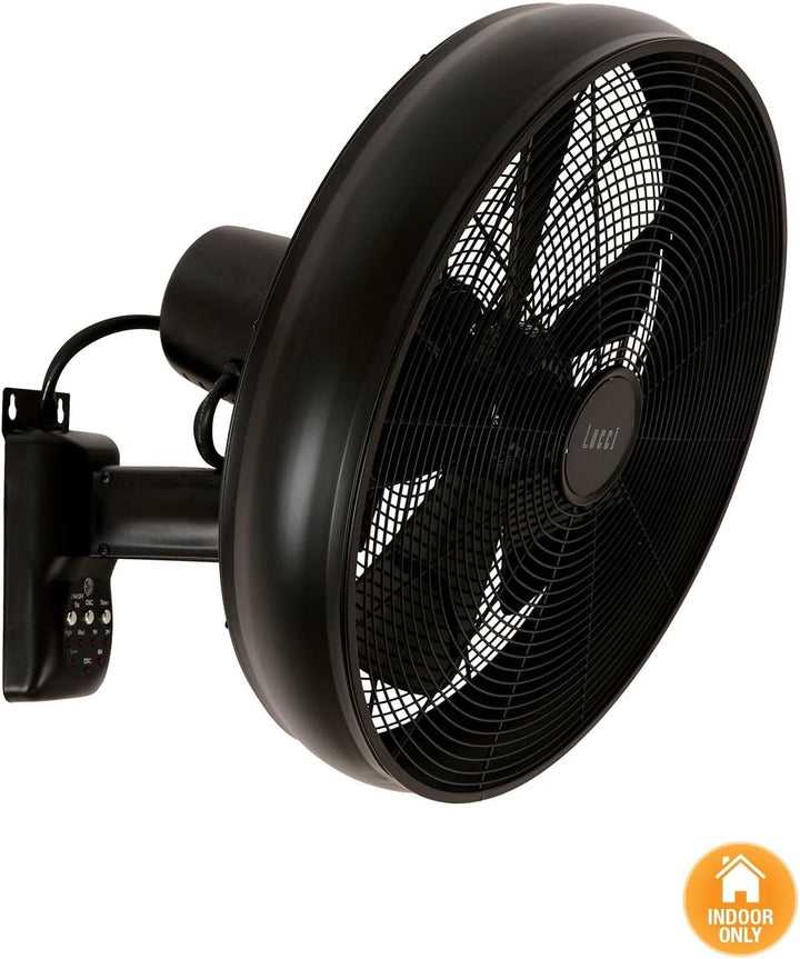 Lucci AIR BK Wandventilator (Ø) 410mm Gehäusefarbe: