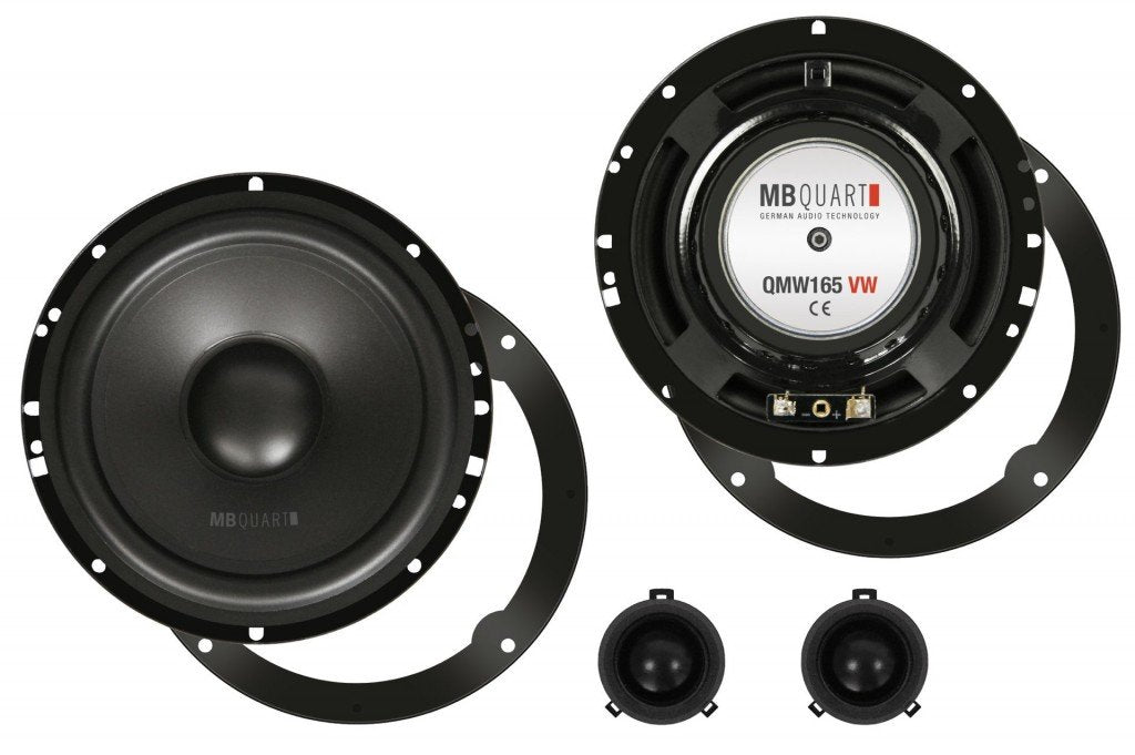 MB QUART QM 165VW 2-Wege Kompo-System 16,5 cm/6,5" 80 Watt RMS für VW