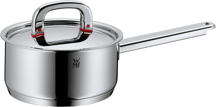 WMF Premium One Stielkasserolle 16,5cm mit Deckel, Milchtopf Induktion, Kochtopf klein 1,5l, Innensk