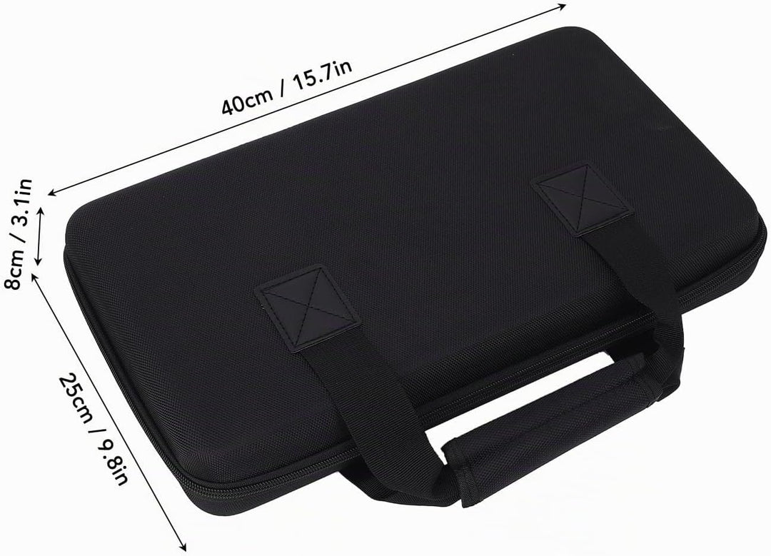 Eujgoov DJ Controller Tasche 40x25x8cm 600D Oxfordstoff Kompatibel mit DDJ-FLX4/SB3/RB verstellbare