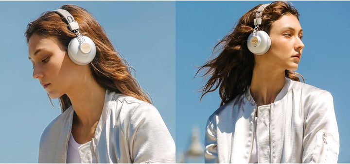 House of Marley Bluetooth Over-Ear Kopfhörer ohne Kabel 'Positive Vibration' mit integriertem Mikrof