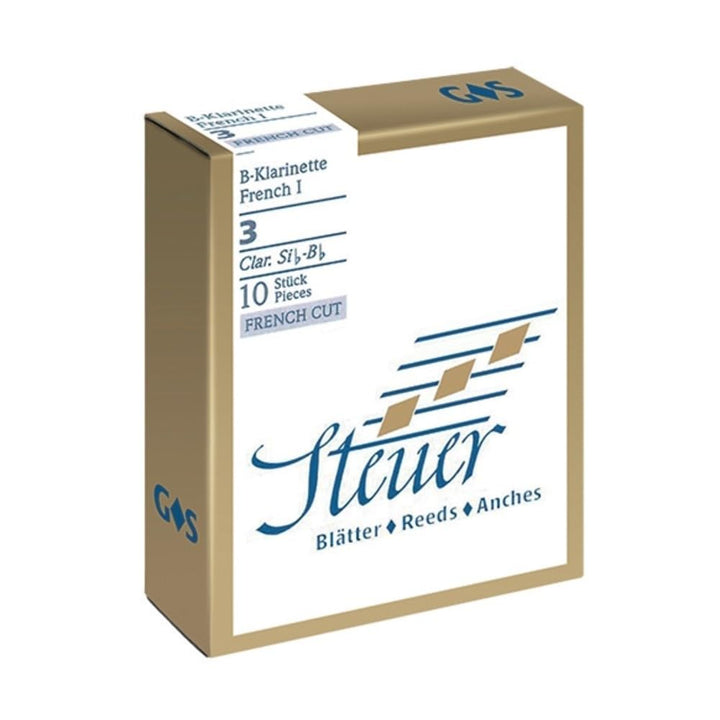 Steuer Blatt BB-Klarinette Solo White Line 2.5 französischer Schnitt 10er-Packung 2,5 Bb-Klarinette
