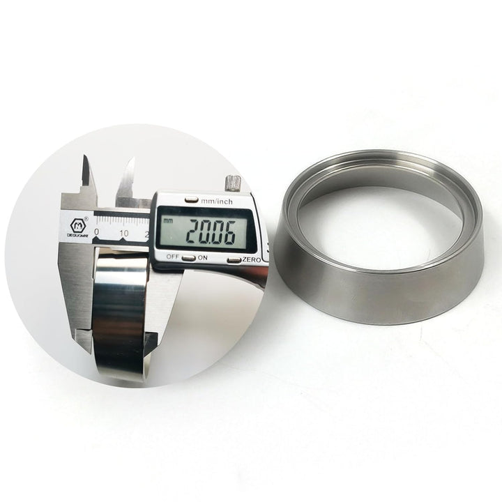 ponezg 58mm Espresso Dosierring Dosiertrichter Edelstahl Trichter für 58mm Portafilter, 58mm Espress