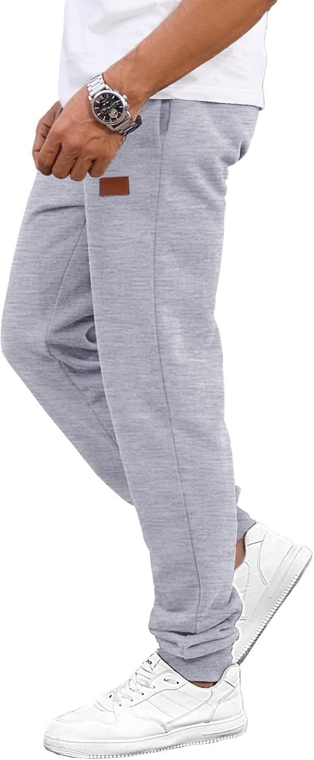 HMIYA Jogginghose Herren Baumwolle Trainingshose Sporthose Freizeithose Lang Hosen Klassische Sweath