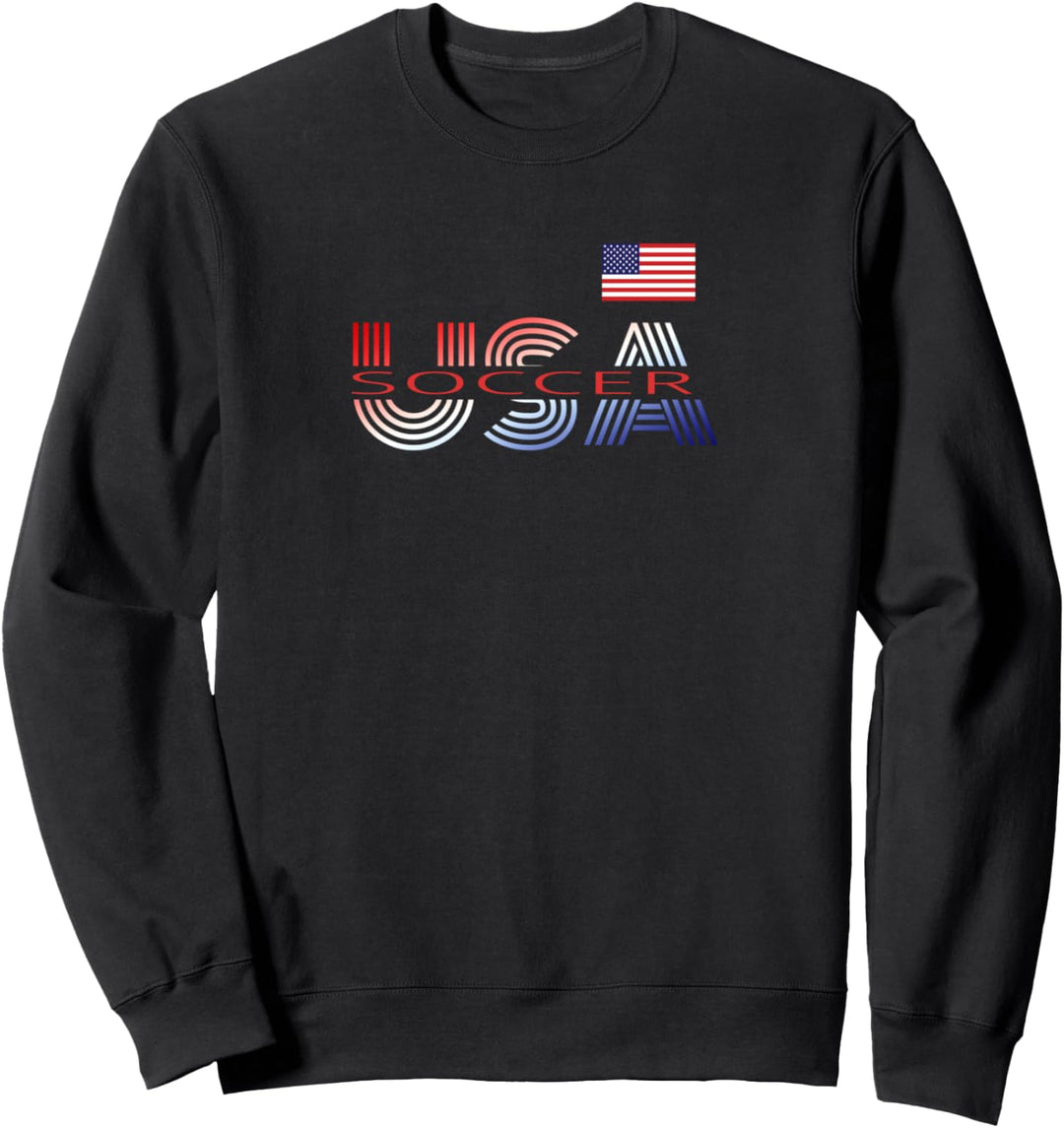 Patriotischer USA-Teamsportfan Futbol-Spieler American Sweatshirt
