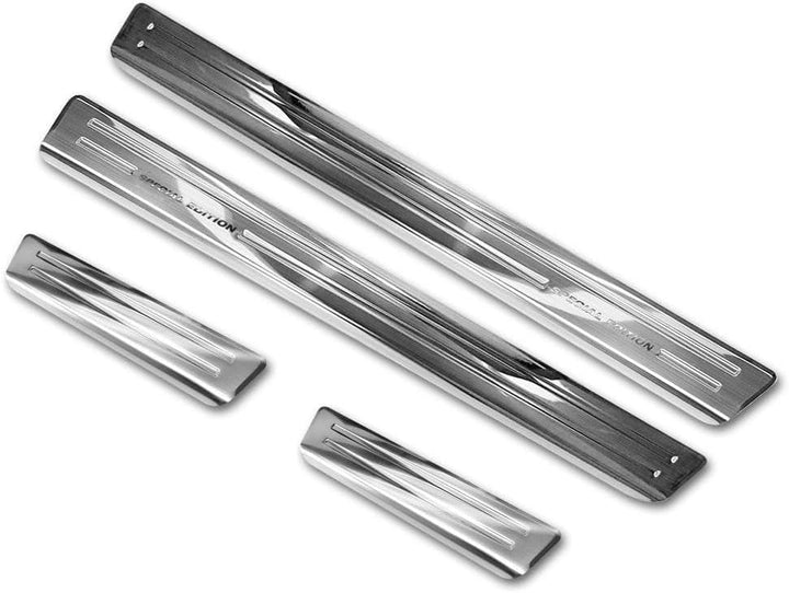 Inox door sill protectors compatible with Mitsubishi Eclipse Cross 2018- incl. PHEV 'Special Edition