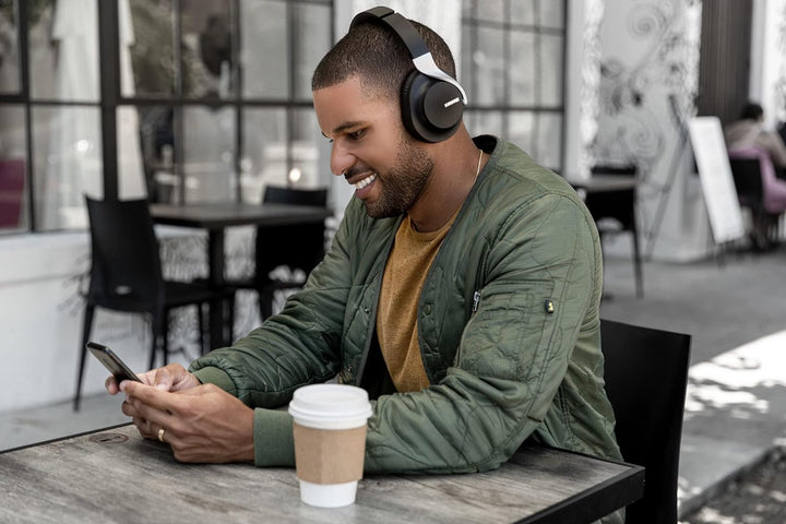 Shure AONIC 40 über Ohr -drahtlosen Bluetooth - Noise Cancelling mit Mikrofon, 25 -Stunden -Akkulauf