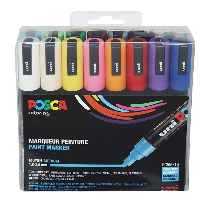 uni-ball Posca PC5M Marker, konische Spitze, mittelgross
