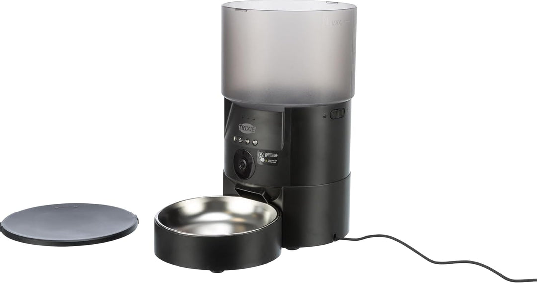 TRIXIE Futterautomat TX-C Smart 3.0L für Hunde & Katzen – programmier- und steuerbarer Futterspender