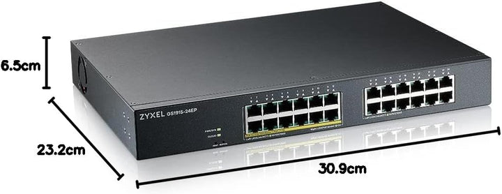Zyxel GS1915-8, 8-Port GbE Smart hybrid Mode Switch, standalone or NebulaFlex Cloud, Desktop, fanles