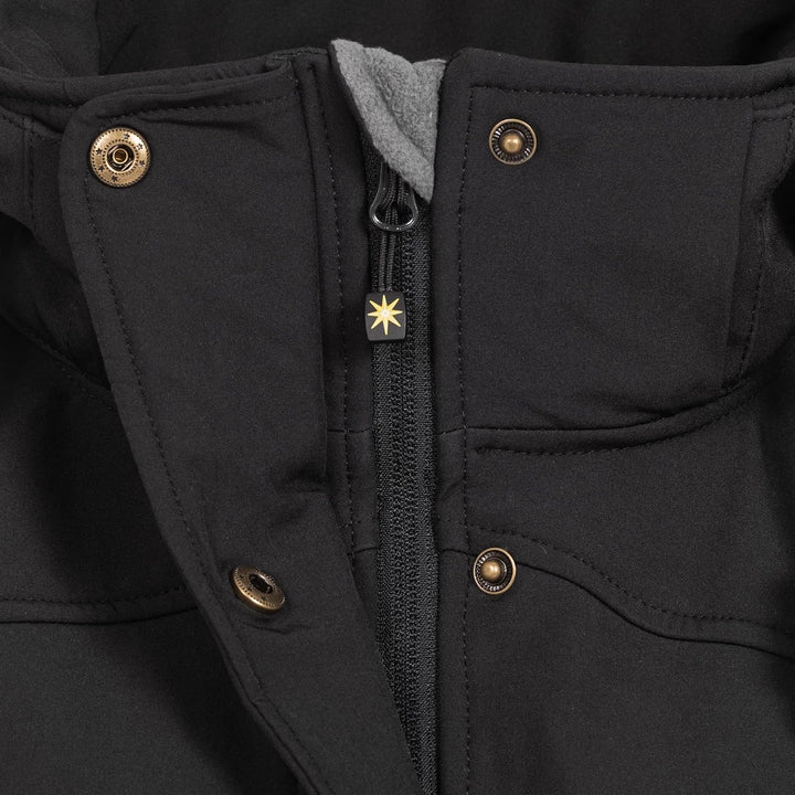 Ankerglut Damen Damen Softshellmantel Kurzmantel mit Kapuze Gefüttert Softshelljacke Übergangsjacke
