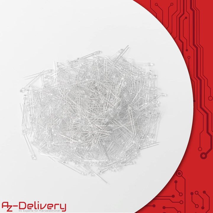 AZDelivery 3 x 3D LED Cube 8x8x8 Würfel Bausatz Lichtmatrix für Elektronik-labor Projekte programmie
