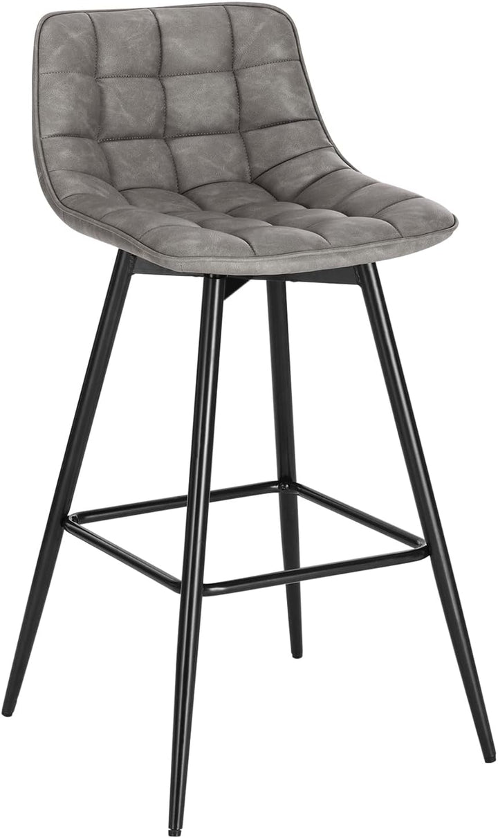 WOLTU 4er Set Barhocker Barstuhl Hocker Tresenhocker Bistrohocker Design Stuhl Kunstleder Metall Dun