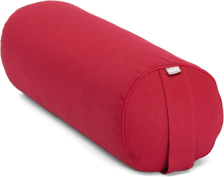 Bodhi Yoga Bolster | ECO Serie | Yogarolle mit Kapok-Füllung | Waschbarer Bezug aus 100% Bio-Baumwol