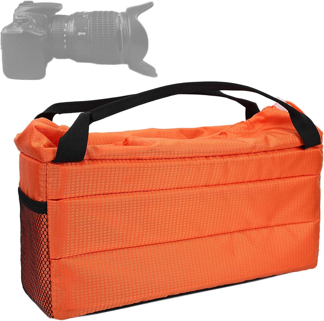 Kameraeinsatztasche, Trennwandschutzhülle mit Deckel und Griff, Professioneller Rucksack, Wasserdich
