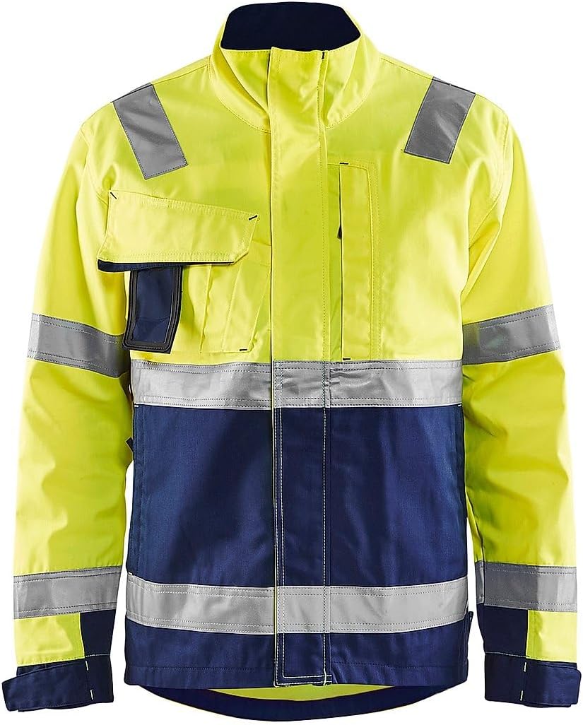 Blakläder Jacke "High-Vis" Klasse 3 Hochsichtbares Gelb/Marineblau 4XL, Hochsichtbares Gelb/Marinebl