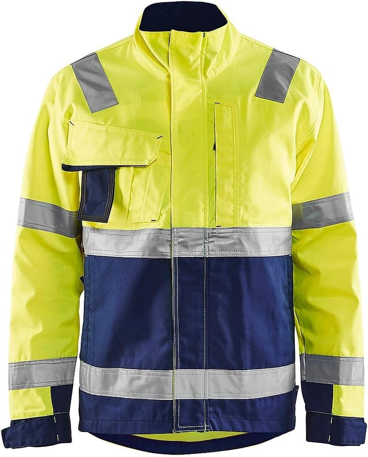 Blakläder Jacke "High-Vis" Klasse 3 Hochsichtbares Gelb/Marineblau 4XL, Hochsichtbares Gelb/Marinebl
