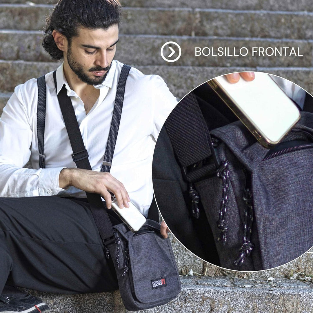Coronel Tapiocca Herren Coronel Tapiocca Herren Urban Umh ngetasche Casual Flap Shoulder Bag Herren