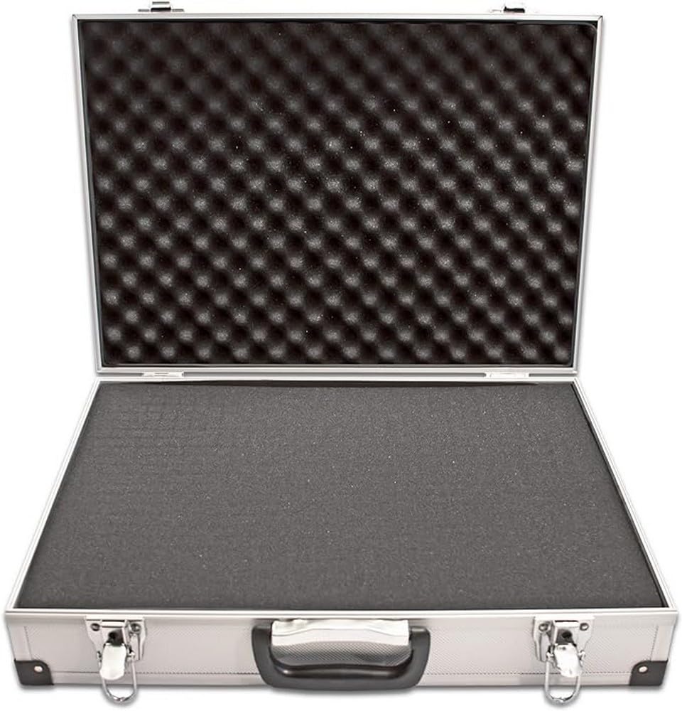 PeakTech P 7310 7310 – Universal Koffer für Messgeräte, Abschliessbar, Staubschutz, XL - 460 x 330 x