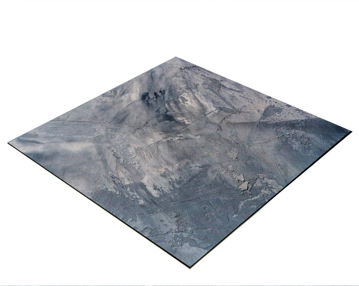 Bresser Fotostudio Flat Lay Fotohintergrund - 60x60cm - Grey/Blauw Abstract, Grey/Blauw Abstract