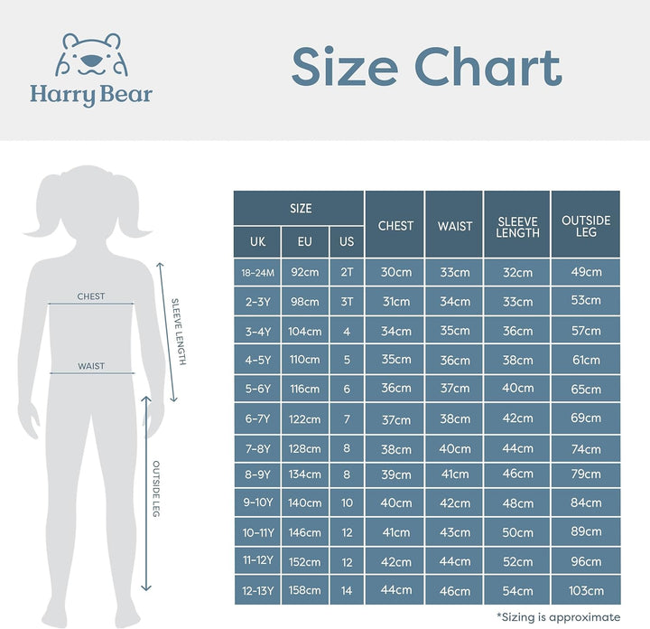 Harry Bear Schlafanzug Mit Sleep Aufdruck | Pyjamas Für Mädchen | Kinderpyjamas | Pyjamas Mädchen 11